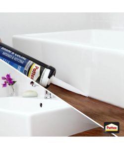 Pattex Silicone Acetico per Cucine e Sanitari - Trasparente 280 ml