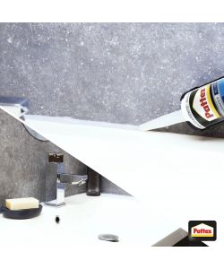 Pattex Silicone Acetico per Cucine e Sanitari - Trasparente 280 ml