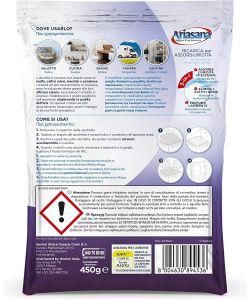 Ariasana Ricarica Assorbiumidità 3 x 450 g Lavanda - 2 Buste + 1 Omaggio