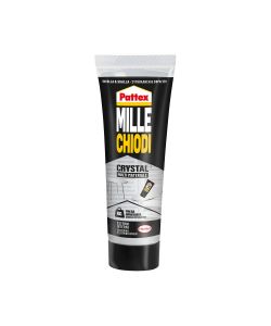 Pattex Adesivo Millechiodi Crystal trasparente 90g per montaggio oggetti