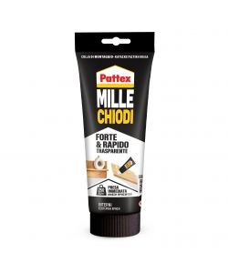 Pattex Adesivo Millechiodi Trasparente 52g - Montaggio a Base Acqua