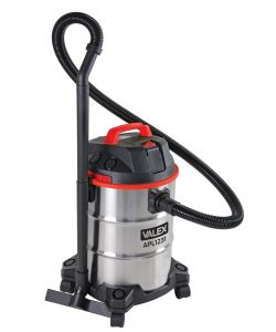 Valex Aspiratore Polvere e Liquidi APL1231 Grigio 30L 1200W con Accessori