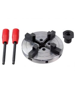 Valex Mandrino Autocentrale 125mm per Tornio Legno Grigio Accessorio