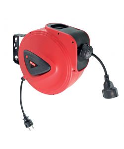 Valex Avvolgicavo Elettrico Autorientrante 10m con Staffa Metallica