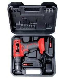 Valex Trapano Avvitatore Percussione 18V Family-Tech2V Impact 218 con Valigetta e Accessori