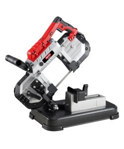 Valex Sega a Nastro Portatile TN1200 Rosso e Nero 1200W per Metallo