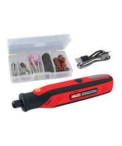 Valex Mini Multiutensile a Batteria al Litio Leggero - 51 Accessori - Cavo USB