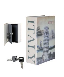 Valex Cassetta Portavalori a Forma di Libro - 2 Chiavi - 180x115x55 mm