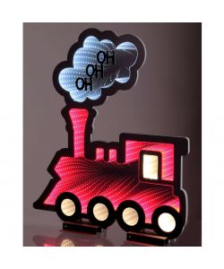 Trenino Luminoso Led Infinity - Figura Decorazione Natalizia 40 cm