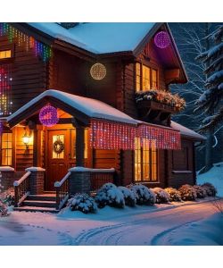 Tenda 400 LED Multicolor Smart RGB App-I Light 4x1 m - con Telecomando