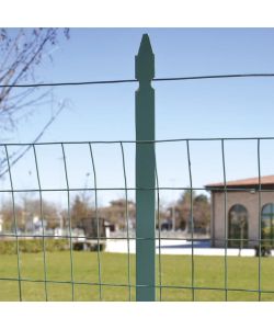 Palo A T Plastificato per Recinzioni - Verde - 225 cm