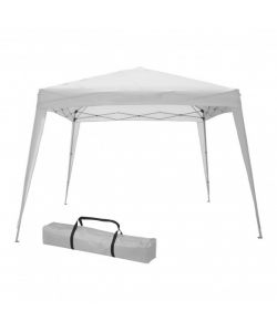Verdelook Gazebo Pieghevole 3x3 Bianco con Borsa - Facile da Trasportare