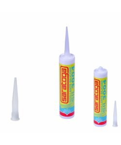 Saratoga SIL 3004 Sigillante Silicone Universale - Bianco Antimuffa - 280 ml