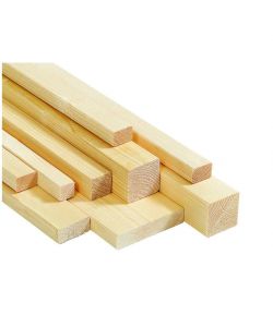 Pircher Listelli Abete Piallati - 20x95x2000 mm, Ideali per Fai Da Te