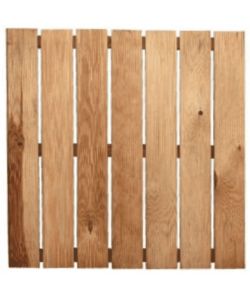 Pedana Pino Impregnato 50x50 cm per Esterni Resistente alle Intemperie