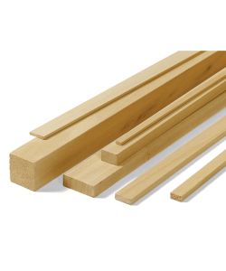 Listello Piallato Samba 40x60 mm per Falegnameria e Bricolage 2,5 m