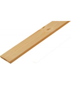 Pircher Battiscopa Liscio In Legno Di Pino 10x70x2700 Mm Lucido