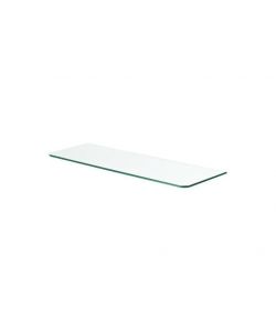 PIRCHER OBERLAND Mensola vetro trasparente 400x120x8 mm per arredamento