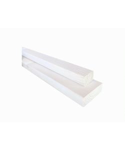 Pircher Listello Piallato Bianco 20x30x1000 mm per Fai-da-te