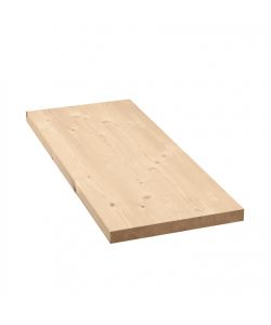 Tavola lamellare abete 60x300 cm spessore 27 mm grezza levigata
