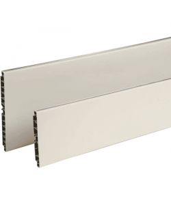 Pircher Zoccolo Battiscopa per Cucina Bianco 150x3000 mm Finitura Liscia