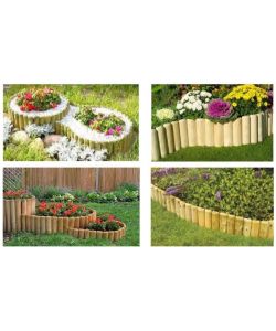 Bordura Giardino in Conifera Impregnata - Naturale - 200x20 cm