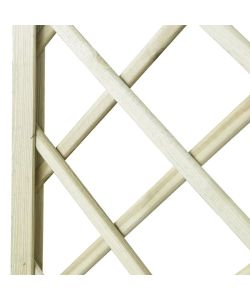 Pircher Grigliato in Legno Naturale per Giardino - 120x180 cm