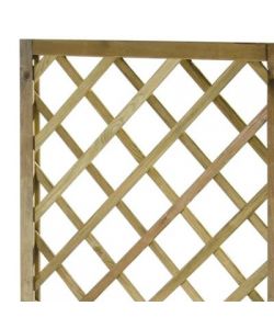 Pircher Grigliato in Legno Naturale per Giardino - 120x180 cm