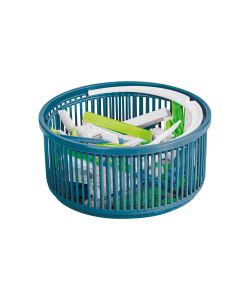 Tontarelli Cestino Portamollette Allungabile - 15 Mollette - 19x15,5cm