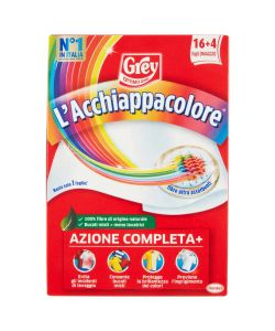 L'acchiappacolore Fogli Massima Protezione 16+4 pz Grey