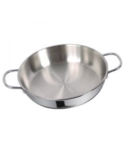 Tegame Inox 2 Manici         Cm 20 Dune Metalsomma