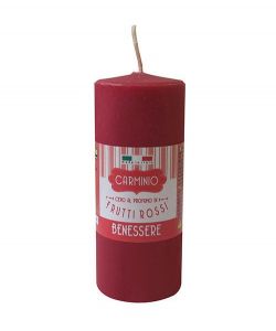 Candela Profumata Carminio 3,9x10 cm Benessere Frutti Rossi