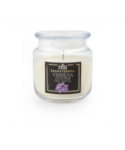 CERERIA DI GIORGIO Candela profumata in giara 10x10 cm Lilla Verbena Antistress