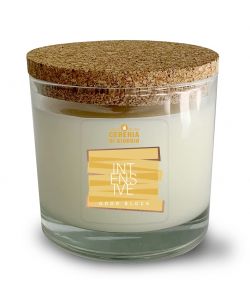 Cereria di Giorgio Candela Profumata Giallo 9x8 cm Cera Vegetale Intensive