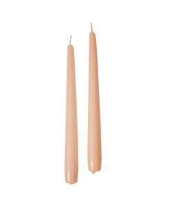 CERERIA DI GIORGIO Candele Coniche Cipria 2 Pz 25 cm Decorazione Inodore