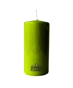 CERERIA DI GIORGIO Candela Pilar Pistacchio 7x15 cm per Decorazioni Indoor
