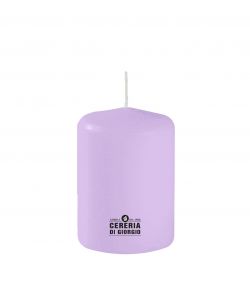 CERERIA DI GIORGIO Candela Pillar Viola 7x10 cm Inodore Lunga Durata
