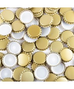 Ferrari Tappi a Corona Oro Diametro 26 mm - Confezione 100 Pezzi