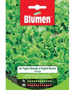 Blumen Semi Lattuga da Taglio Bionda Foglia Riccia Verde-Biondo 1 Unit�
