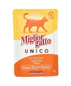Miglior Gatto Unico Alimento Completo Tacchino 85g Super Premium
