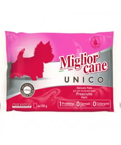 Miglior Cane Pat� Prosciutto 300g - Alimento Super Premium per Cani Medi