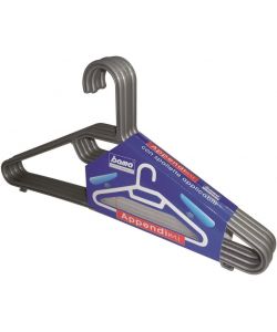 Bama Set 4 Grucce Appendini Multicolore 43 cm per Vestiti Ordinati