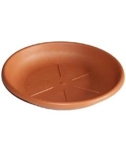 Bama Sottovaso Rotondo Terracotta Diametro 16 cm per Piante