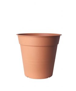 Bama Vaso in Resina Cotto Chiaro diam. 15 cm per Piante da Esterno