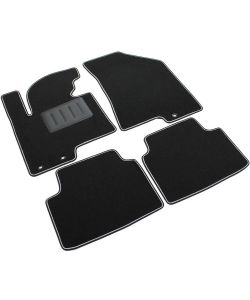 Set 4 Tappetini auto Hyundai IX35 dal 2010- , Kia Sportage III Moquette Neri antiscivolo Sprint01600