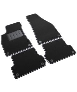 Set 4 Tappetini auto Audi A4 B6 B7 dal 2001-2007 Berlina Avant Moquette Neri antiscivolo Sprint00205