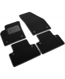 Set 4 Tappetini auto Volvo S40 II dal 2004 Moquette Neri antiscivolo Sprint04801