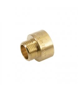 Idrobric Prolunga Ridotta Raccordo Ottone 3/8'x1/2' Giallo