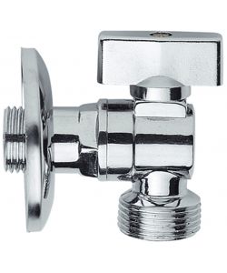 IDRO BRIC Rubinetto a Sfera Cromato per Lavatrice 1/2' - Ottone