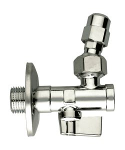 IDRO-BRIC Rubinetto Sottolavabo Filtro Snodo Cromato 1/2'x10